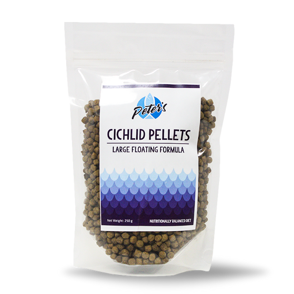 Peters Cichlid Pellets Large Floating Formula - Pisces Pet Emporium