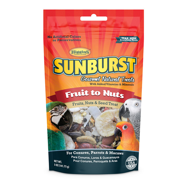 Higgins Sunburst Fruit to Nuts - Pisces Pet Emporium
