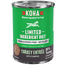 Koha Limited Ingredient Diet Turkey Entrée for Dogs 369g
