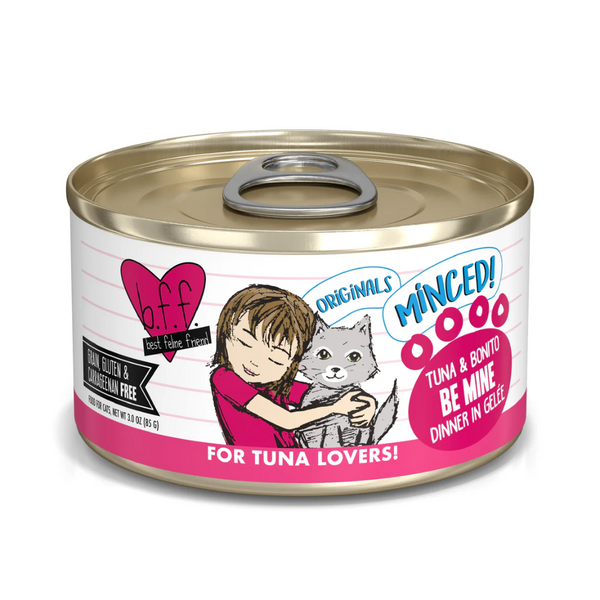 Weruva BFF Minced Tuna & Bonito Be Mine Wet Cat Food 85g