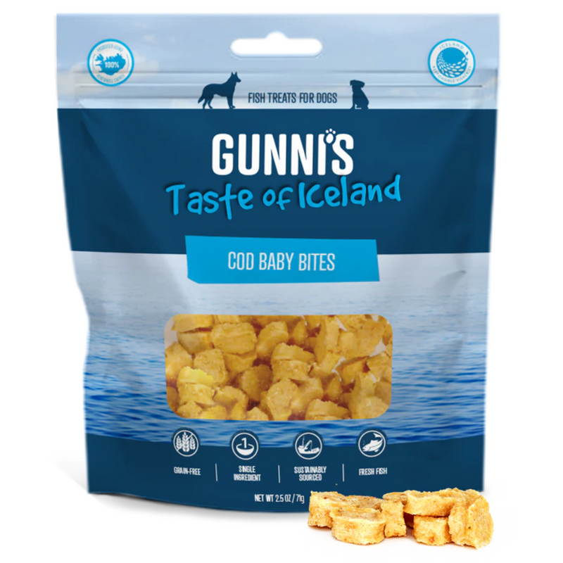 Gunni's Cod Baby Bites Dog Treats 71g