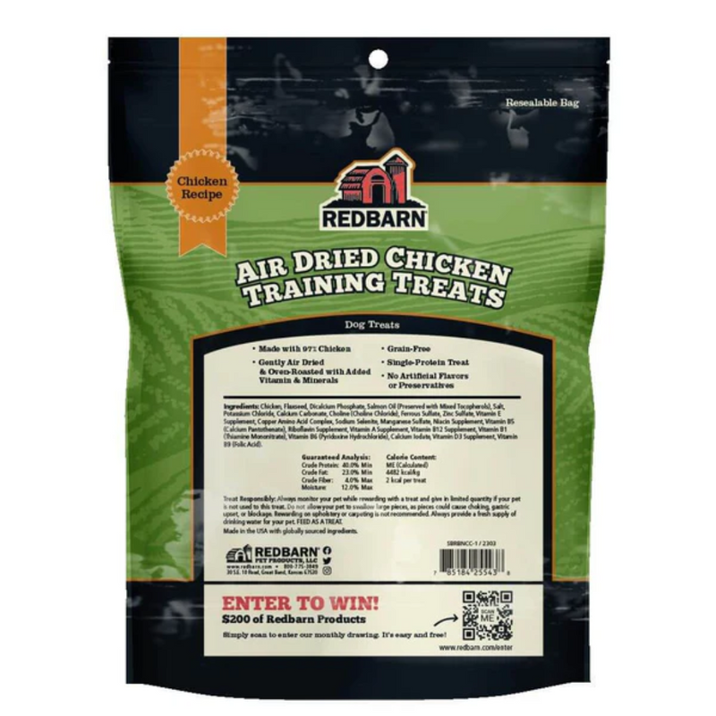 Redbarn Air Dried Chicken Dog Training Treats 227g