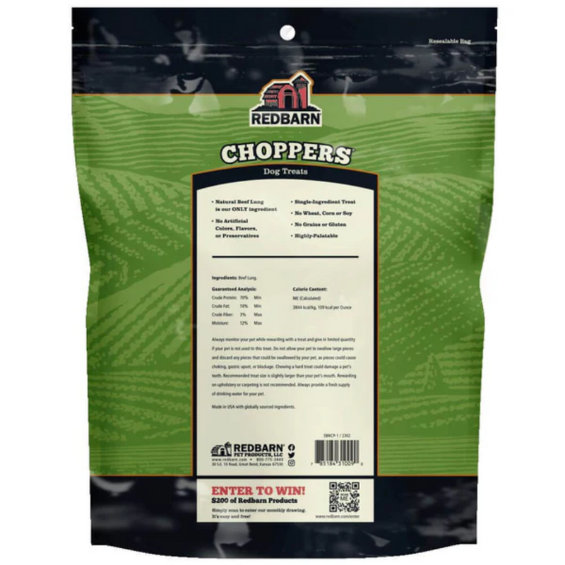 Redbarn Choppers Dog Treats 255g