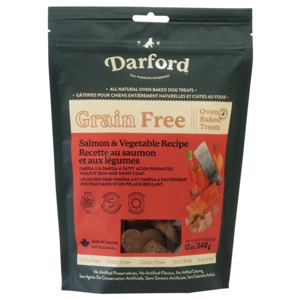 Darford Grain Free Salmon & Vegetable Recipe Dog Treats 340g