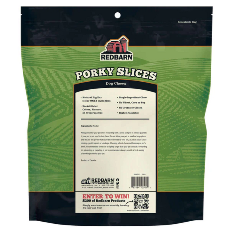 Redbarn Porky Slices Dog Chews 680g