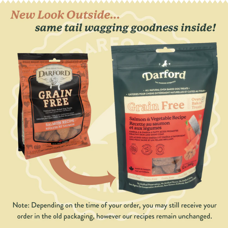 Darford Grain Free Salmon & Vegetable Recipe Dog Treats 340g