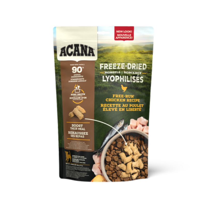 Acana Freeze-Dried Morsels Free-Run Chicken Recipe Dog Food 227g