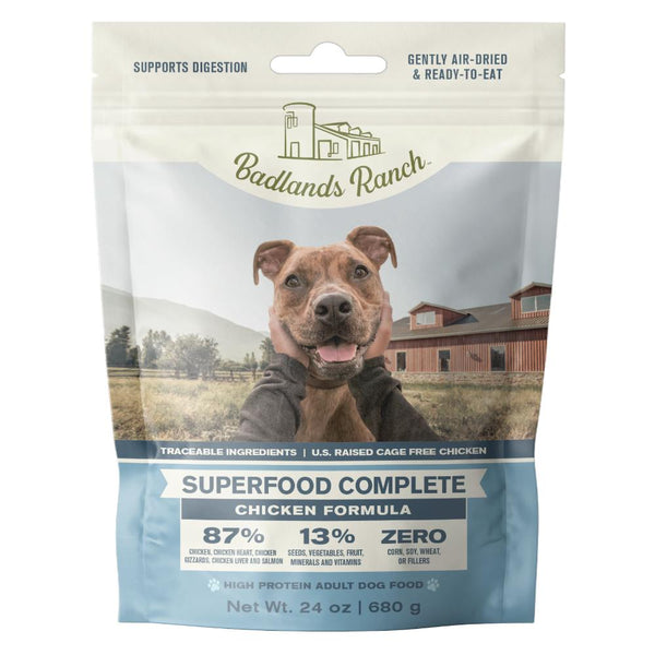 Badlands Ranch Superfood Complete Chicken Formula Air-Dried Dog Food