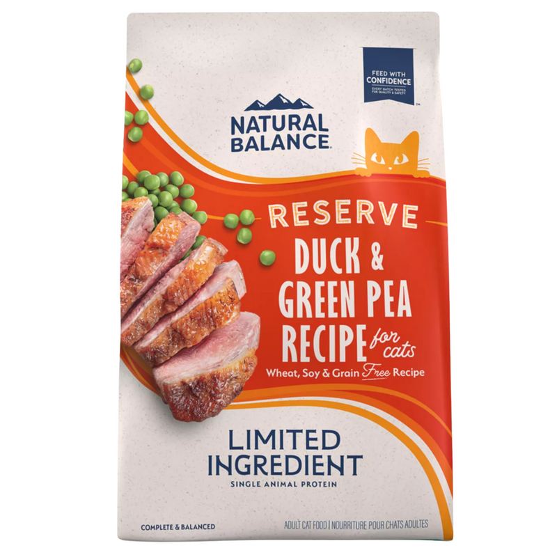 Natural Balance Reserve Duck & Green Pea Recipe Limited Ingredient Cat Food