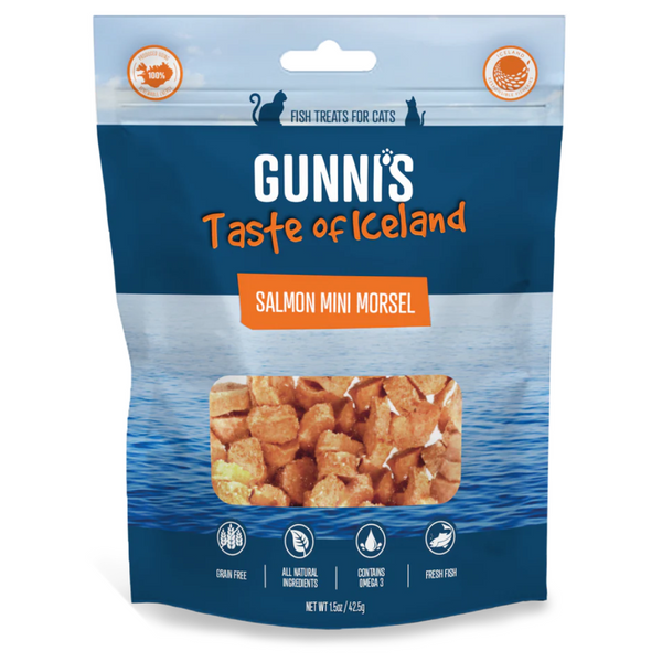 Gunni's Salmon Mini Morsels Cat Treats 42.5g