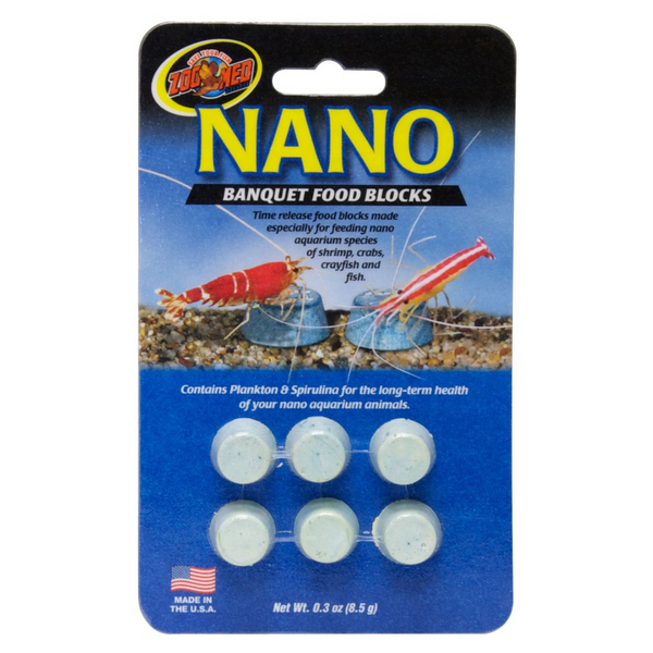 Zoo Med Nano Banquet Food Blocks 8.5g