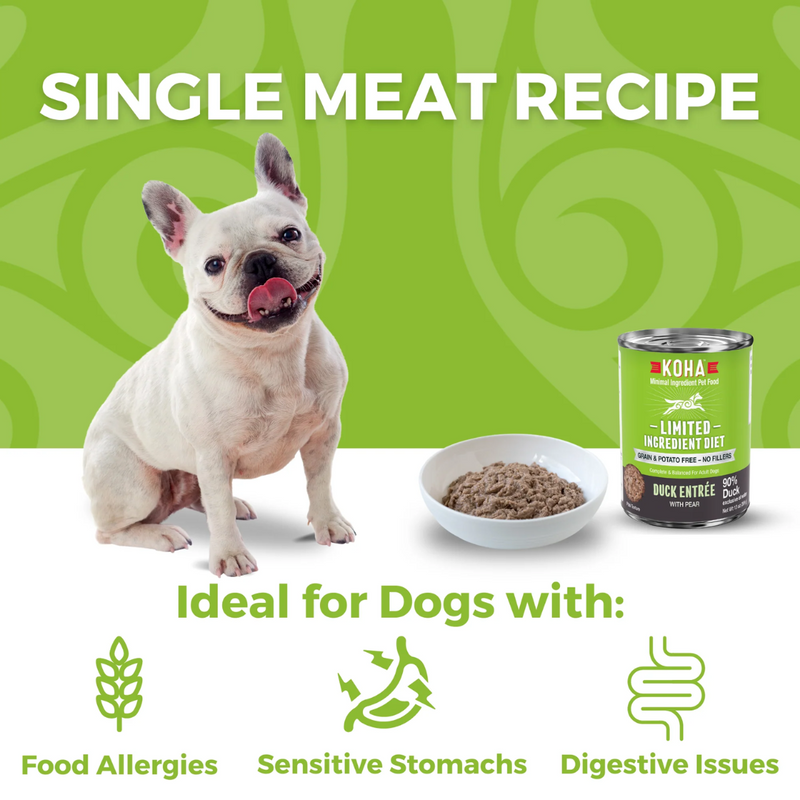 Koha Limited Ingredient Diet Duck Entrée for Dogs 369g