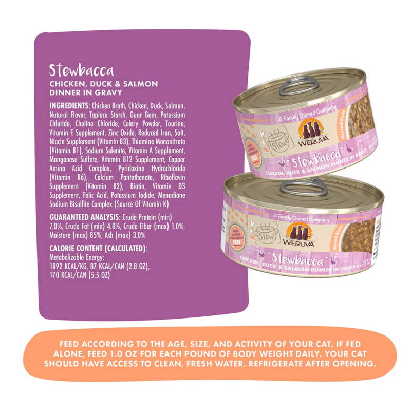 Weruva Cat Stew Stewbacca Wet Cat Food 80g