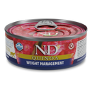 Farmina N&D Quinoa Weight Management Recipe Wet Cat Food 80g