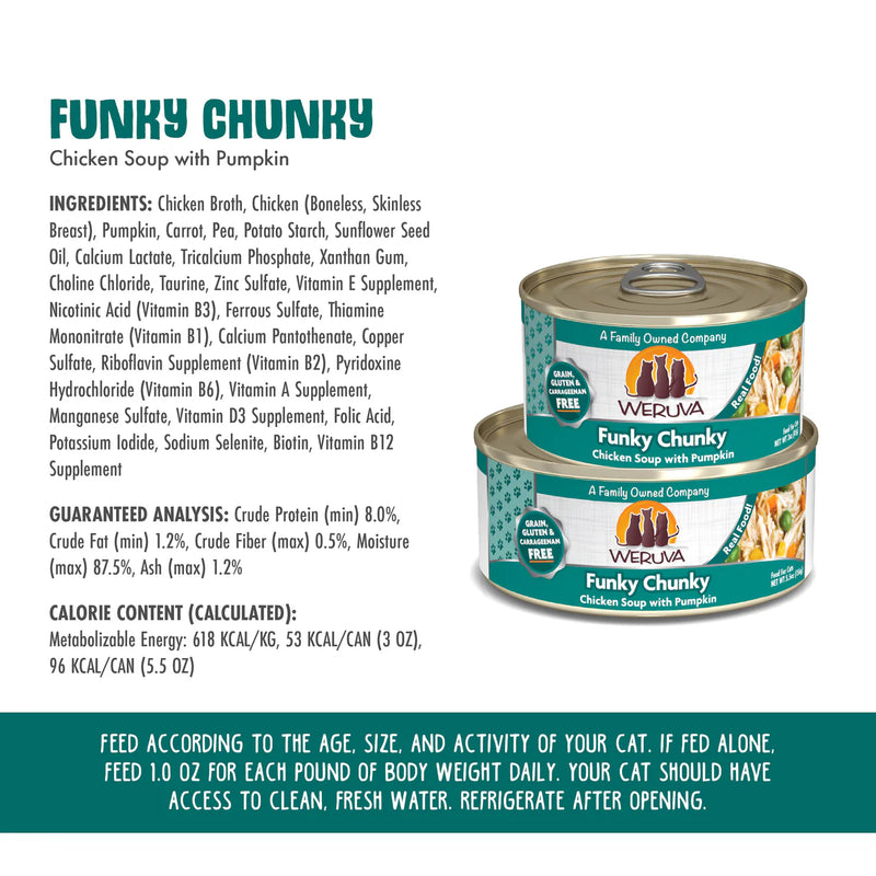 Weruva Classic Funky Chunky Wet Cat Food 85g