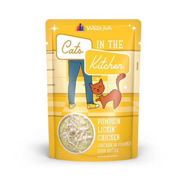 Weruva Cats in the Kitchen Pumpkin Lickin' Chicken Wet Cat Food Pouch 85g