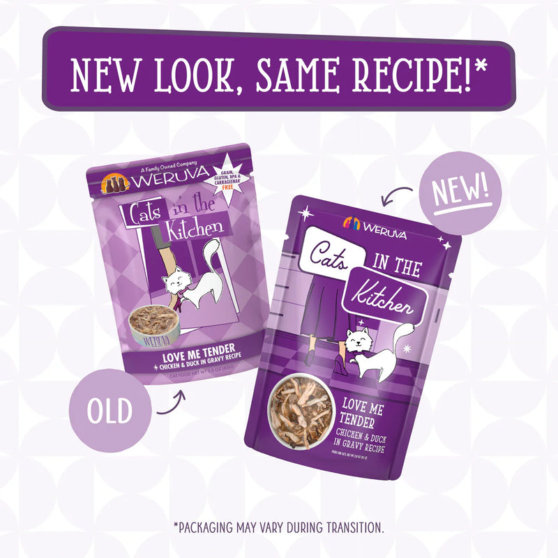 Weruva Cats in the Kitchen Love Me Tender Wet Cat Food Pouch 85g