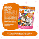 Weruva BFF OMG Gravy Tuna & Salmon Sweet Cheeks Wet Cat Food Pouch 85g