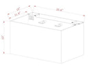 Innovative Marine Fusion Aquarium - 20 Gallon Long