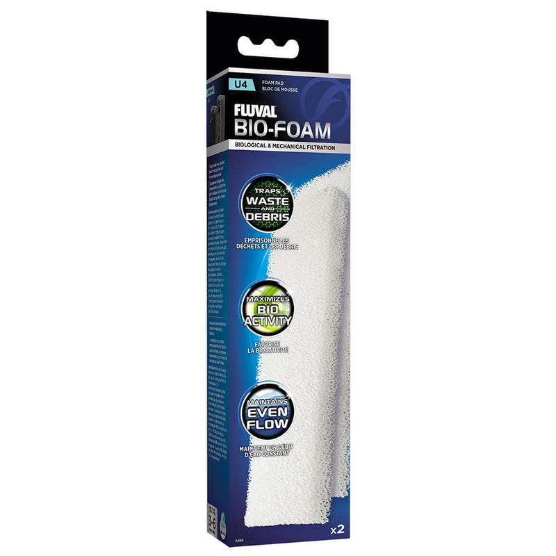 Fluval Bio-Foam Pad for U4 Underwater Filter 2-Pack