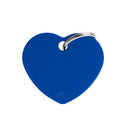 My Family Big Heart Aluminum Pet ID Tag