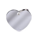 My Family Big Heart Aluminum Pet ID Tag