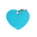 My Family Big Heart Aluminum Pet ID Tag