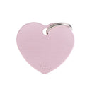 My Family Big Heart Aluminum Pet ID Tag