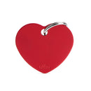 My Family Big Heart Aluminum Pet ID Tag