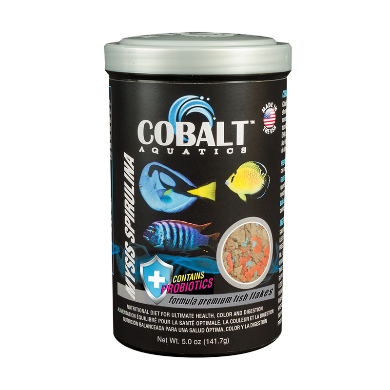Cobalt Aquatics Mysis Spirulina Premium Fish Flakes 141.7g