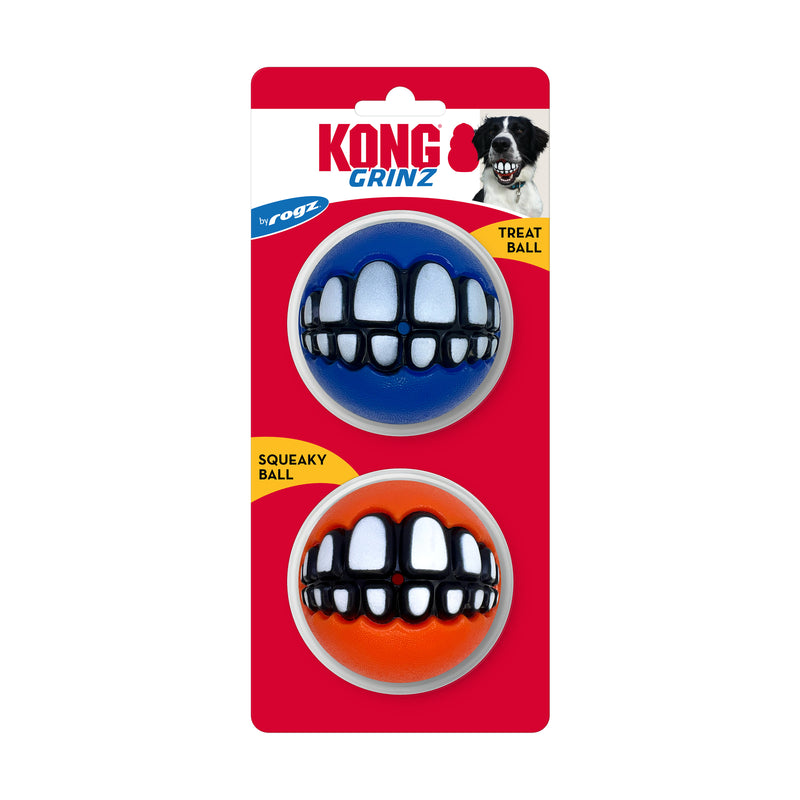 Kong Grinz by Rogz Variety Balls Dog Toy
