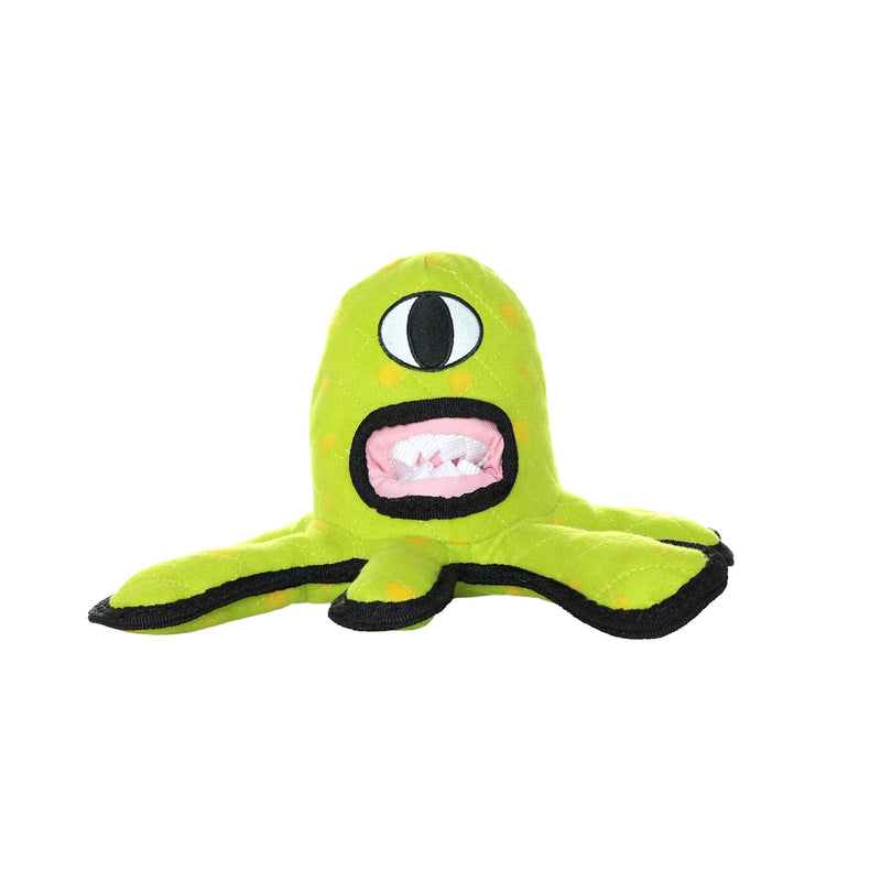 Tuffy Alien Green Dog Toy
