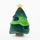 ZippyPaws Holiday Burrow Christmas Tree Plush Dog Toy