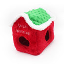 ZippyPaws Holiday Burrow Santa’s Workshop Plush Dog Toy