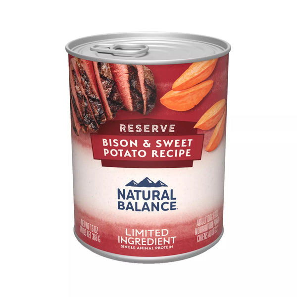 Natural Balance Limited Ingredient Bison & Sweet Potato Recipe Wet Dog Food 368g