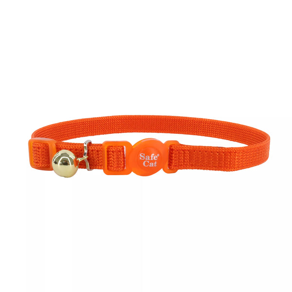 Coastal Pet Safe Cat Adjustable Snag-Proof Breakaway Collar Sunset Orange