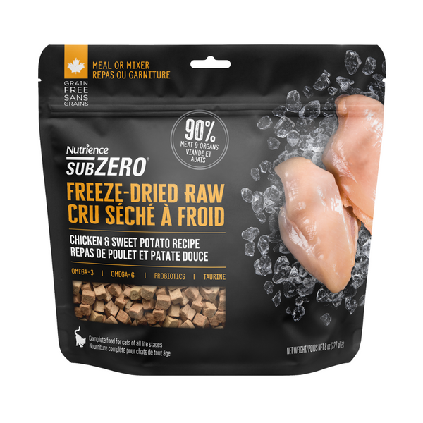 Nutrience SubZero Freeze-Dried Raw Chicken & Sweet Potato Cat Food