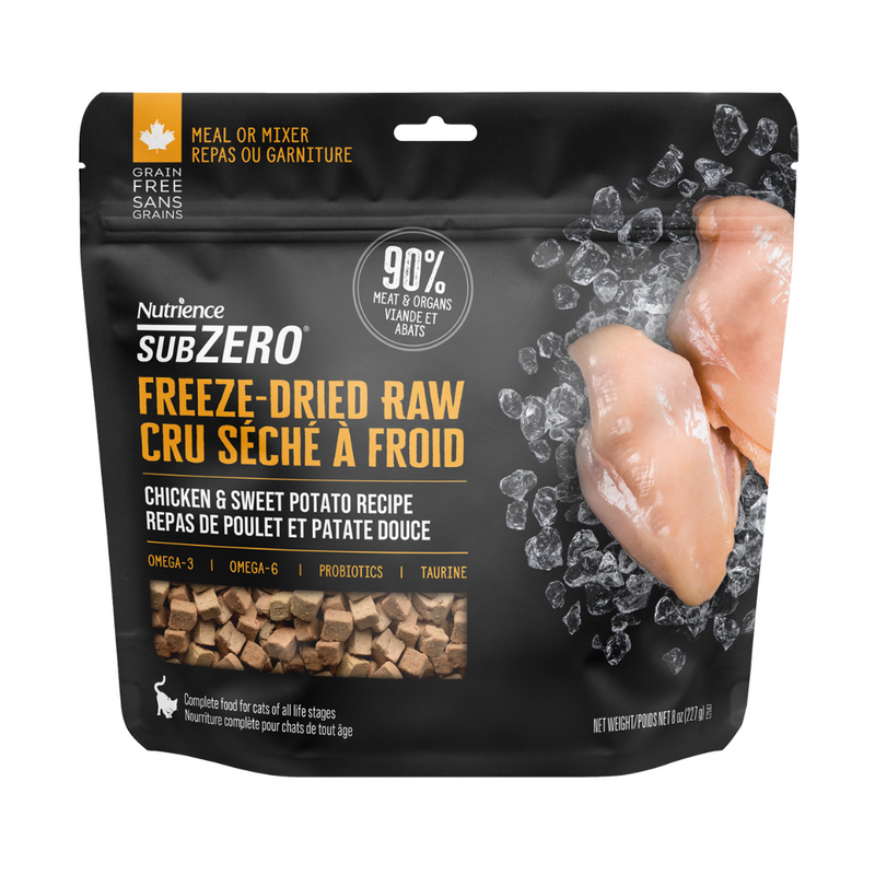 Nutrience SubZero Freeze-Dried Raw Chicken & Sweet Potato Cat Food