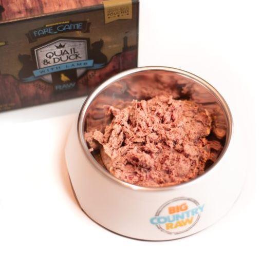 Big Country Raw Fare Game Duck & Quail with Lamb - 2lb