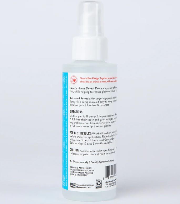 Skout's Honor Advanced Formula Dental Drops 118ml