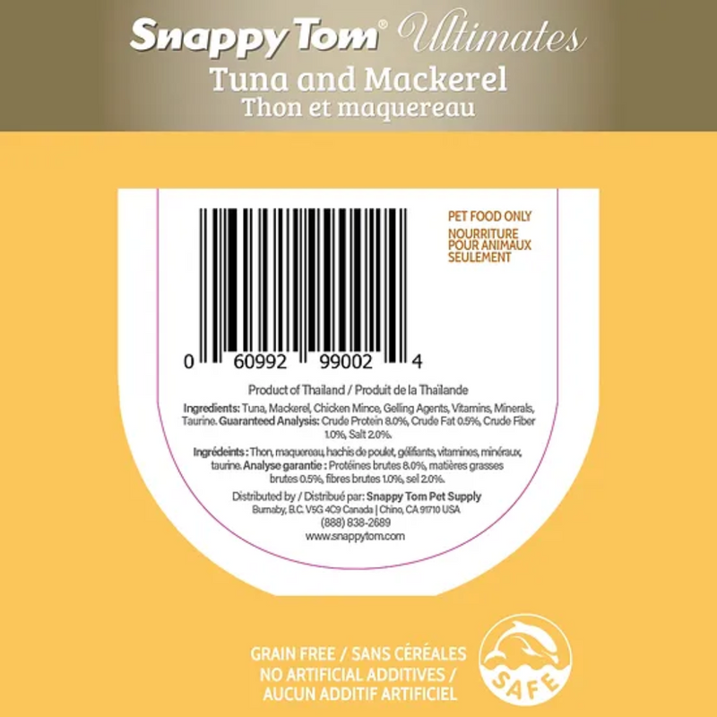 Snappy Tom Ultimates Tuna and Mackerel 85g