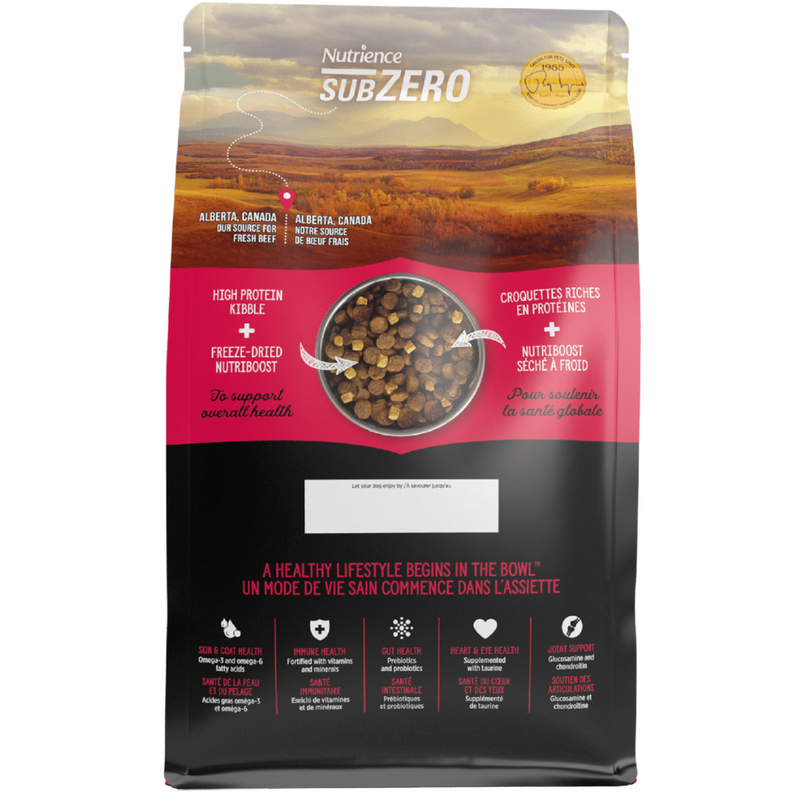 Nutrience SubZero Prairie Red Large Breed Dog Food 10kg