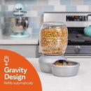 Petmate Replendish Feeder - Silver 5 lb