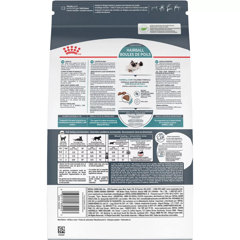 Royal Canin Indoor Hairball Care Cat Food 1.37kg