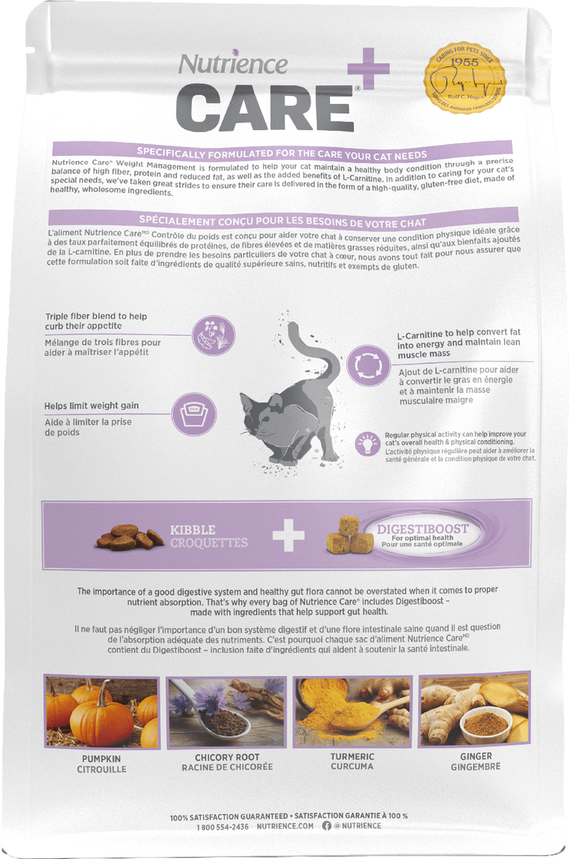 Nutrience Care Weight Management for Cats