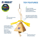 Prevue Pet Products Plucky Pyramid Bird Toy