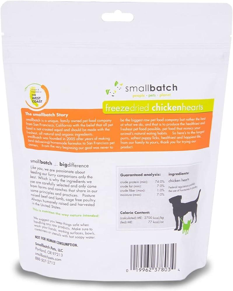 Small Batch Freeze Dried Chicken Heart
