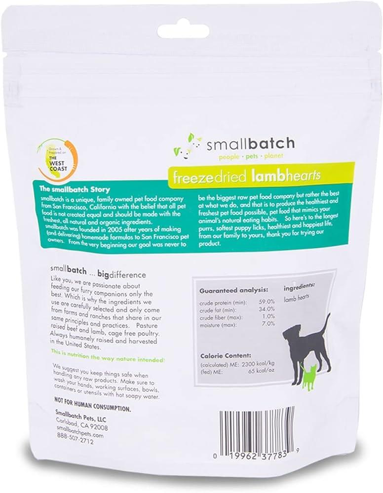 Small Batch Freeze Dried Lamb Heart