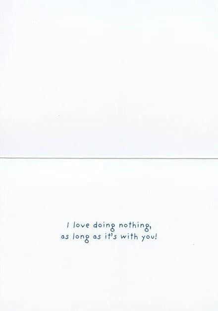 Avanti Two Labs on a Couch Romance Card