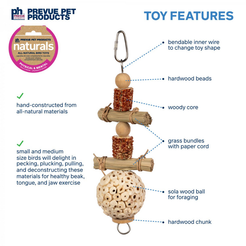 Prevue Pet Products Lunchin' Logs Bird Toy